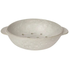Load image into Gallery viewer, Ivory Stoneware Fruit Bowl 9 Inch