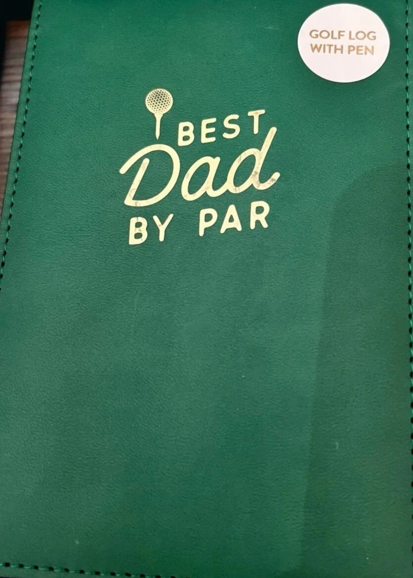 Best Dad By Par Golf Scoring Book