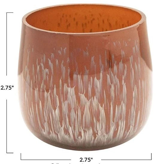 Brown Glass Votive Holder