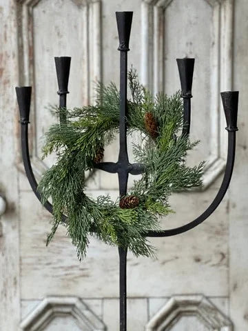 Advent Greens Candle Ring