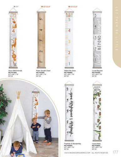 Watch Me Grow Hanging Ruler Chart