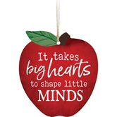 Little Minds Apple Ornament