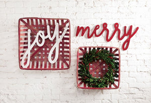 Holiday Word Wall Art