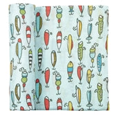 Fishing Lure Muslin Swaddle Blanket