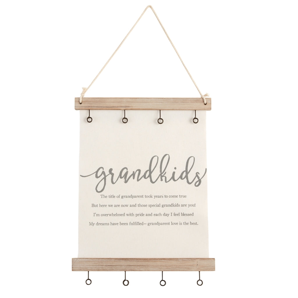 Grandkids Canvas Clip Frame