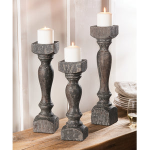 Large Rustic Candlestick
