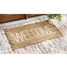 Welcome Jute Fringe Mat