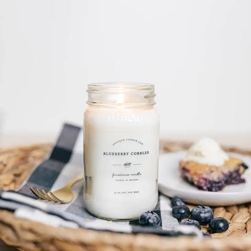 Blueberry Cobbler 16oz Mason Jar Candle