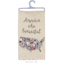 America Beautiful Dish Towel