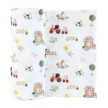 Load image into Gallery viewer, Muslin Farmhouse Swaddle