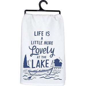 Lovely Lake Tea Towel