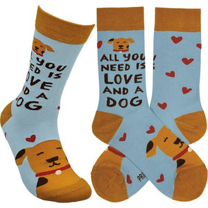 Love & A Dog Socks