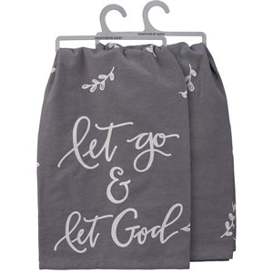 Let Go & Let God Tea Towel