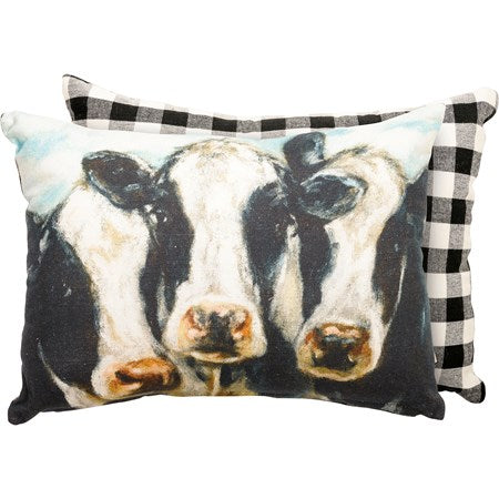 3 Cows Pillow