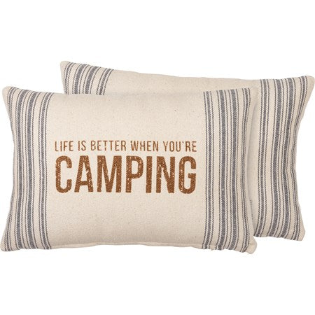 Better When Camping Pillow