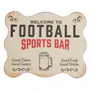 Chiefs/Football Standing Bar Sign