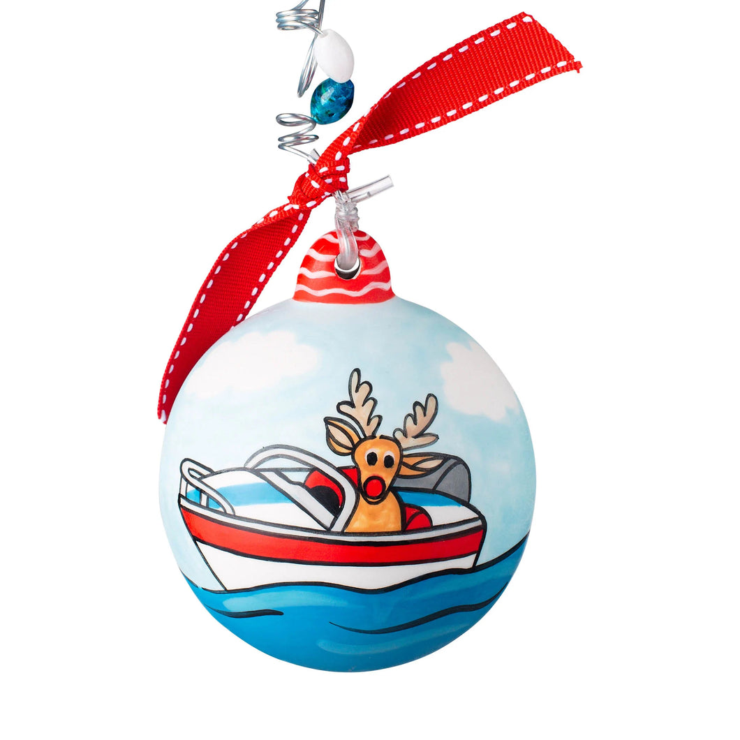 Christmas At The Lake Ornament