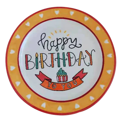 Birthday Girl Candle Plate