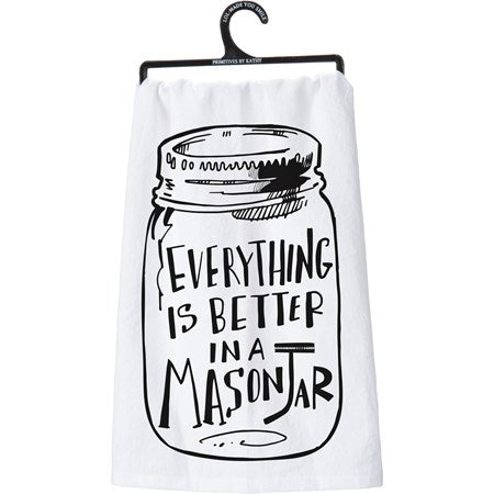 Mason Jar Tea Towel