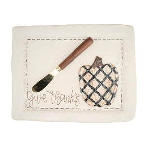 Give Thanks Tray w/ Spreader