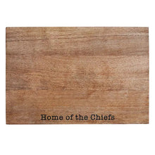 Load image into Gallery viewer, Chiefs/Football Cutting Board