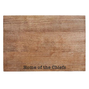 Chiefs/Football Cutting Board