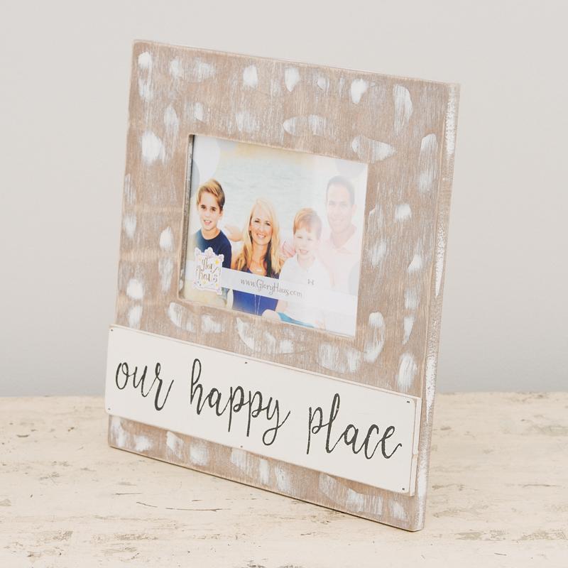 Our Happy Place Frame