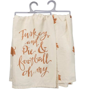 Turkey Pie Football Oh My Tea Towel