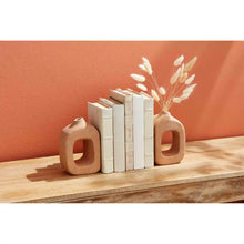 Load image into Gallery viewer, Terracotta Bookend Vase