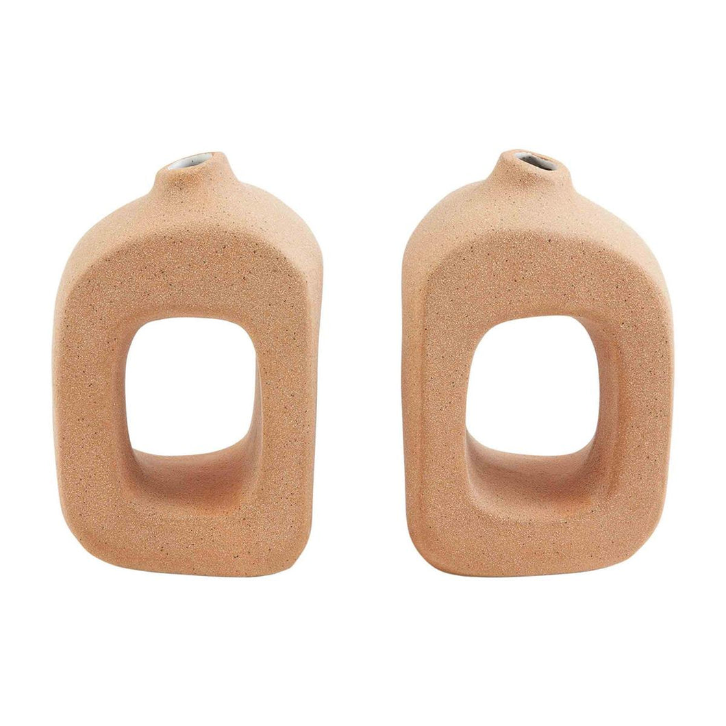 Terracotta Bookend Vase