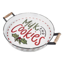 Load image into Gallery viewer, Milk &amp; Cookies Enamel Tray