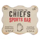 Chiefs/Football Standing Bar Sign