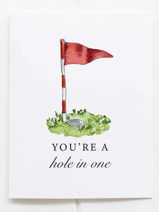 Hole In One Greeting Card