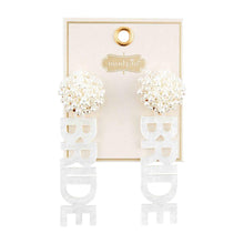 Load image into Gallery viewer, Beaded Bride Earrings