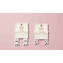 Load image into Gallery viewer, Beaded Bride Earrings