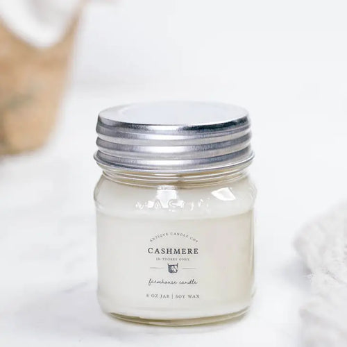 Cashmere 8oz Mason Jar Candle
