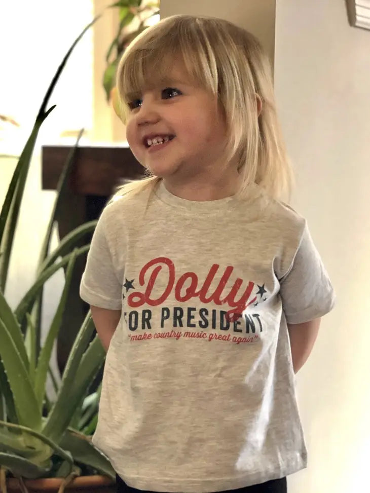 Dolly For President Toddler Tee