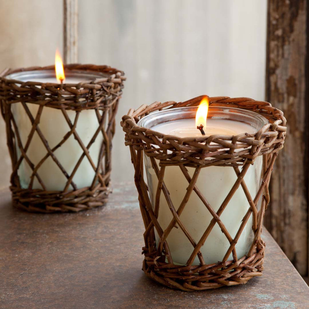 Tall Cotton Soy Willow Candle
