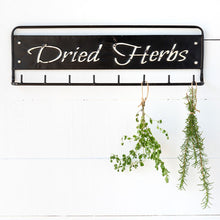 Load image into Gallery viewer, &quot;Dried Herbs&quot; Metal Hanging Rack