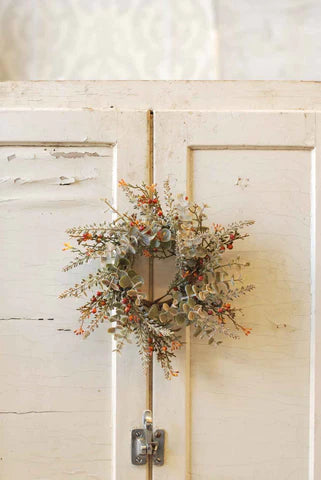 Eucalyptus Candle Ring Rusty