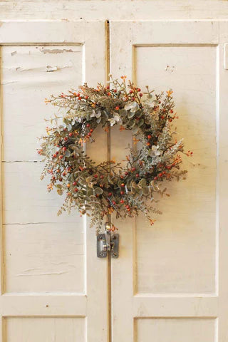 Eucalyptus Candle Ring Rusty