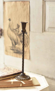 13.5" Spindletop Holder Antique Brass
