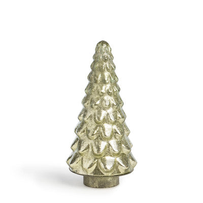 Mercury Glass Tabletop Fir Tree, Small
