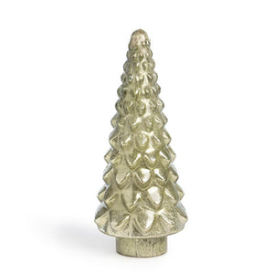 Mercury Glass Tabletop Fir Tree, Large