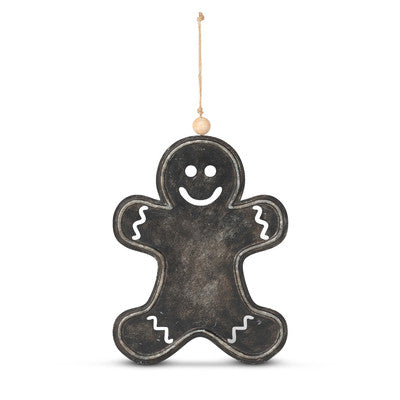 Gingerbread Man Chalk Finish Ornament