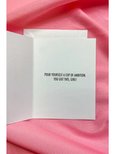 Load image into Gallery viewer, Cup Of Ambition Greeting Card