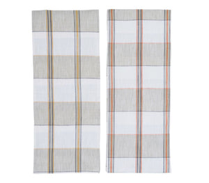 Cotton Woven Plaid Table Runner