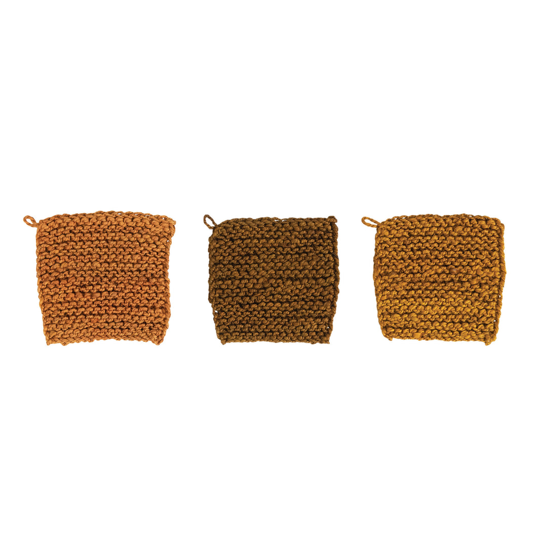 Jute Crocheted Pot Holder