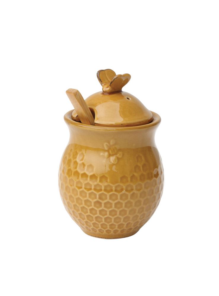 Honey Jar with Honey Dipper