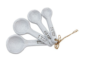 Antique White Measuring Spoons